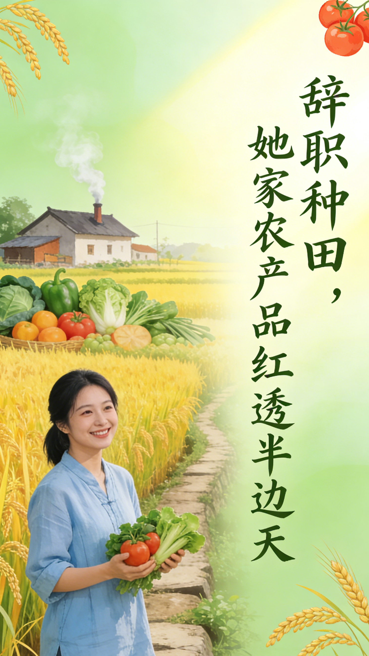 辞职种田，她家农产品红透半边天